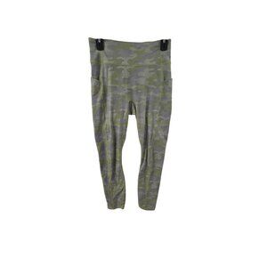 Fabletics Women's Motion365® High-Waisted 7/8 Legging Green Camouflage Size M